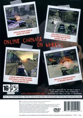 Twisted Metal - Black Online box cover back